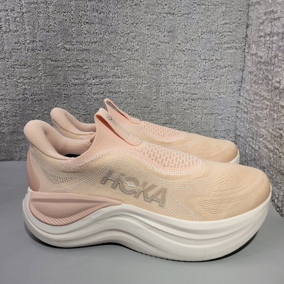Hoka One One Shoes - Hoka Skyward Laceless 1168877-RLTT Womens Size US 10B Rose Latte Recovery Shoes